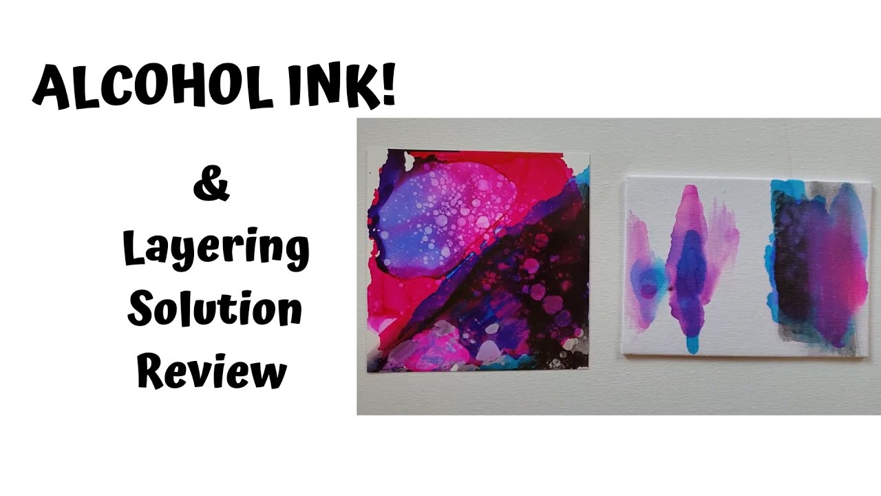 LAYERING SOLUTION Kielty Ink for Alcohol Ink YouTube