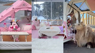 Asmr Camping Girl A Girl Living Alone Spent The Night In The Mysterious Ancient Greek Temple