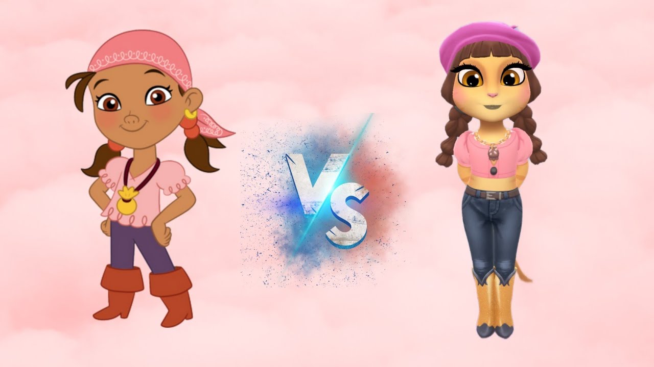 Izzy Vs Angela Outfit Makeover By My Talking Angela 2 Cosplay - YouTube