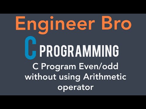 C Program Even or Odd Without using arithmetic Operator