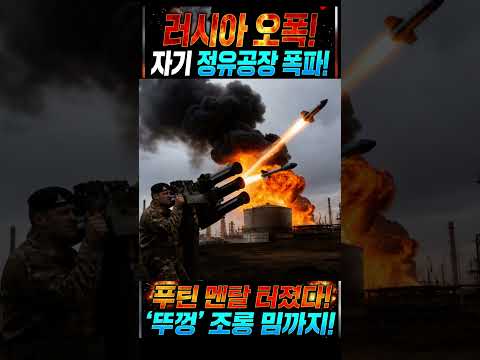 [충격] 러시아군 역대급 자폭! 우크라이나 잡으려다 자기 정유공장 날렸다?! (푸틴 멘탈 붕괴)