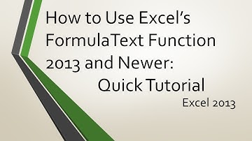 How to Use Excel
