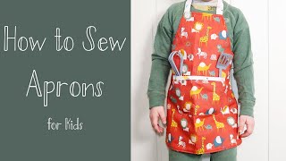 How to Sew Kids Apron | Tutorial | DIY | Sewing Pattern