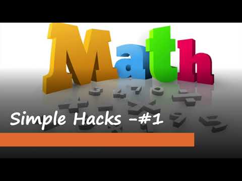 Trigonometry Hand tricks