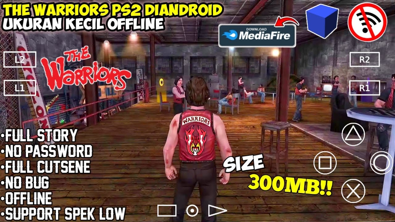 Nostalgia!! Game The Warriors Ps2 Di Android Offline | Aethersx2 