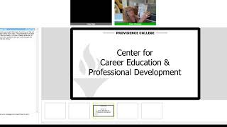 Center for Career Education and Professional Development Webinar