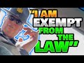 Tyrant Thinks He's Exempt From The Law