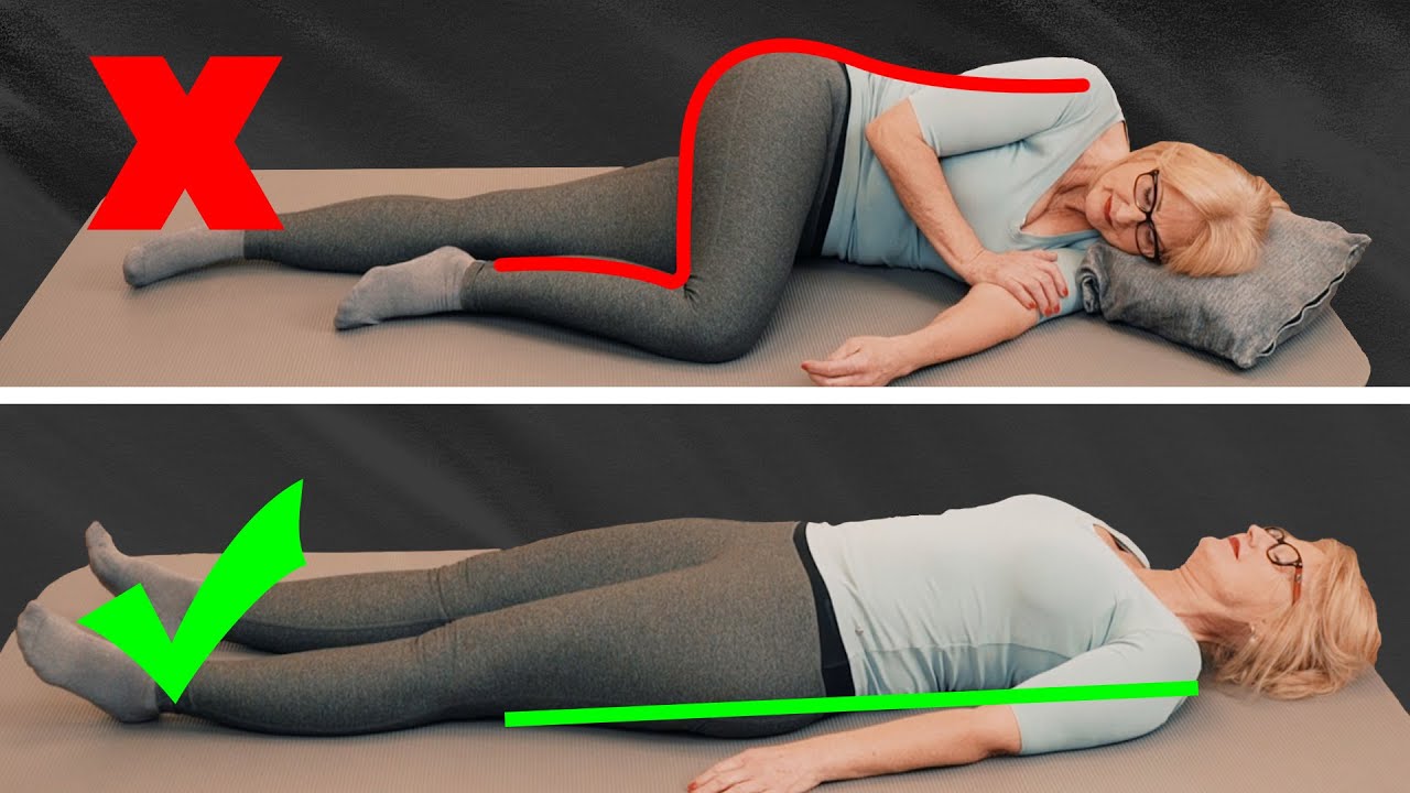 The best Sleeping Position for Neck and Back Pain -... - youtube
