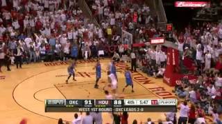 NBA Playoffs 2013: NBA Oklahoma City Thunder Vs Houston Rockets Highlights April 27, 2013 Game 3