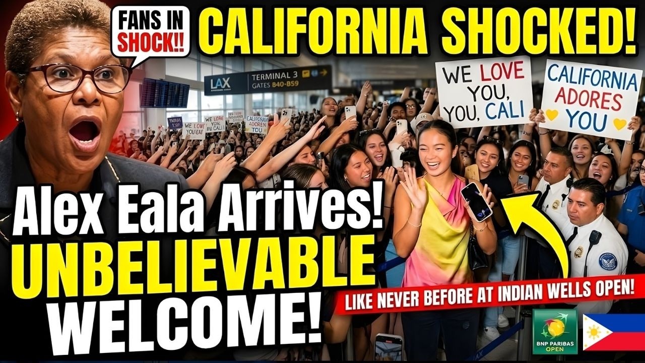 FANS IN SHOCK As California Welcomes Alex Eala LIKE NEVER BEFORE At Indian Wells Open!