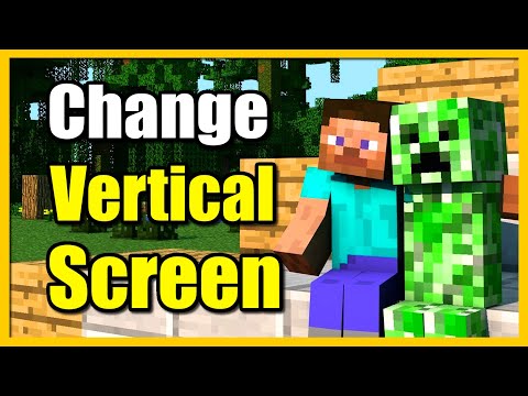 How to Change Split Screen From Horizontal to Vertical in Minecraft Settings (Fast Tutorial)