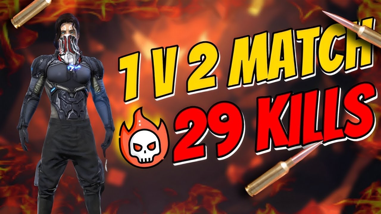1 vs 2 Match 😈 Full Rank Rush Game Play With 29 Kills. - YouTube