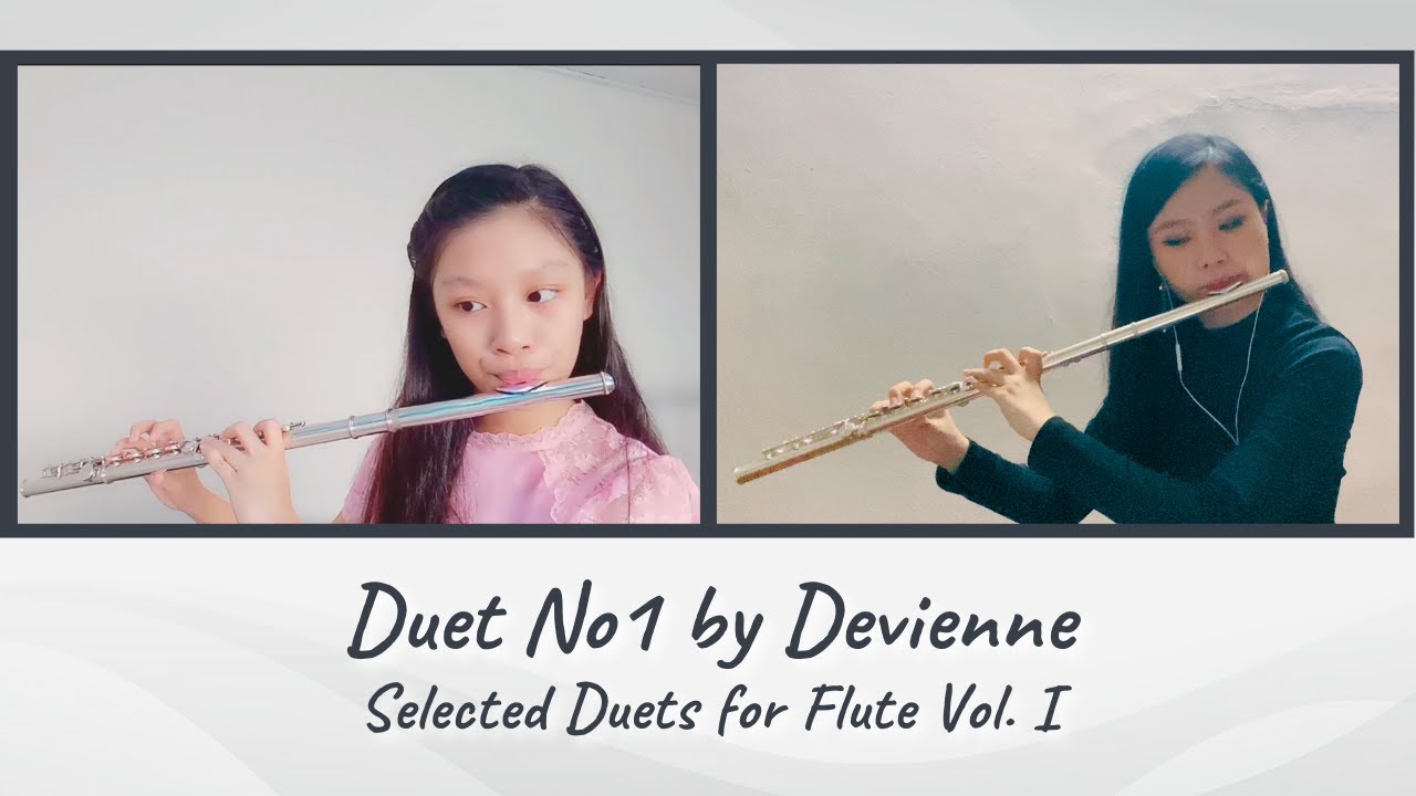 Duet No.1 by Devienne Selected Duets for Flute Vol.1 YouTube