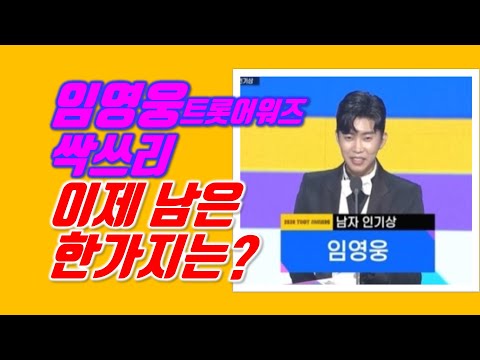 임영웅 트롯어워즈 싹쓰리, 이제 남은 한가지는?
