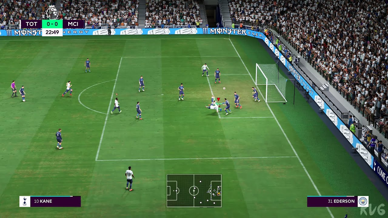 FIFA 22 - Tottenham Hotspur vs Manchester City - Gameplay (PS5 UHD) [4K60FPS]