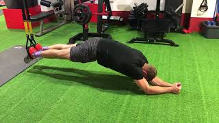TRX Forearm Plank Rocks