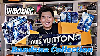 LOUIS VUITTON BANDANA COLLECTION Mini Soft Trunk | Pocket Organizer | Mini Keepall Pouch | UNBOXING screenshot 2