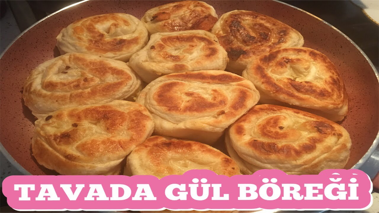 Tavada Gül Böreği Tavada Gül Böreği