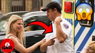 Paramedic Caught Flirting On The Job | Just For Laughs Gags