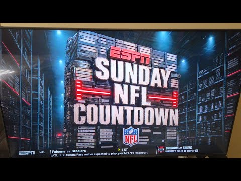 ESPN Sunday NFL Countdown Intro 2026: Week 1.