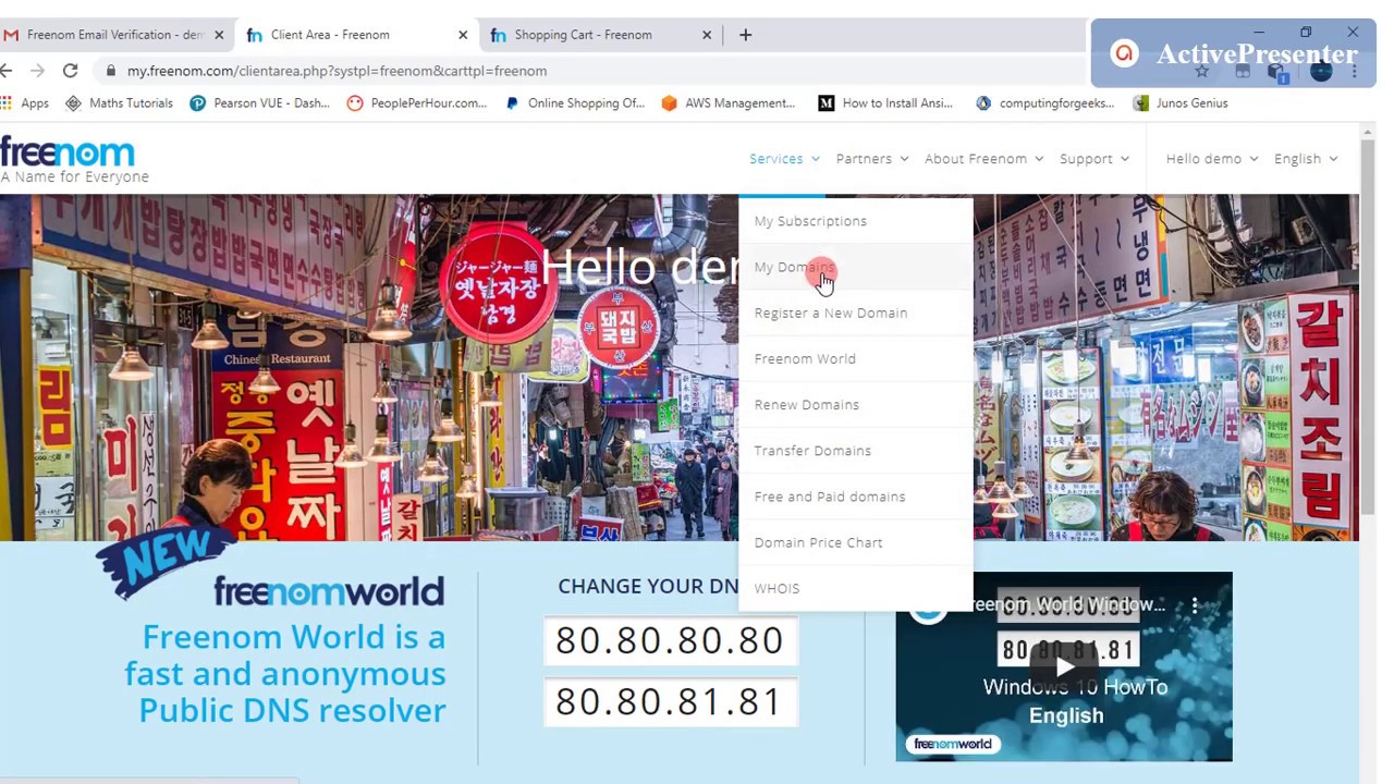 Fix Not Available Issue in Freenom and Create Account in Freenom and login into freenom