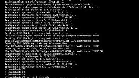 Instalación Servidor SSH en un servidor Linux Ubuntu