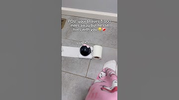 Why’s bro so annoying?? 🤣💕 #longdistance #minirobot