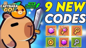 UPDATE ⚠️ CAPYBARA GO REDEEM CODES NOVEMBER 2025 - CAPYBARA GO PROMO CODES 2025