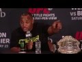 Ufc 192 ryan bader confronts daniel cormier at press conference