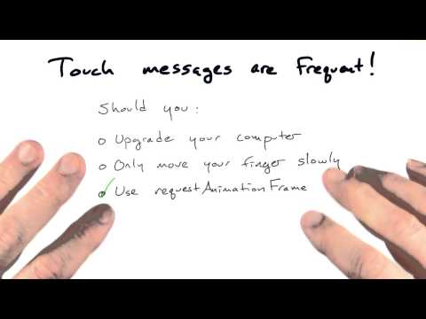 Fast touch events