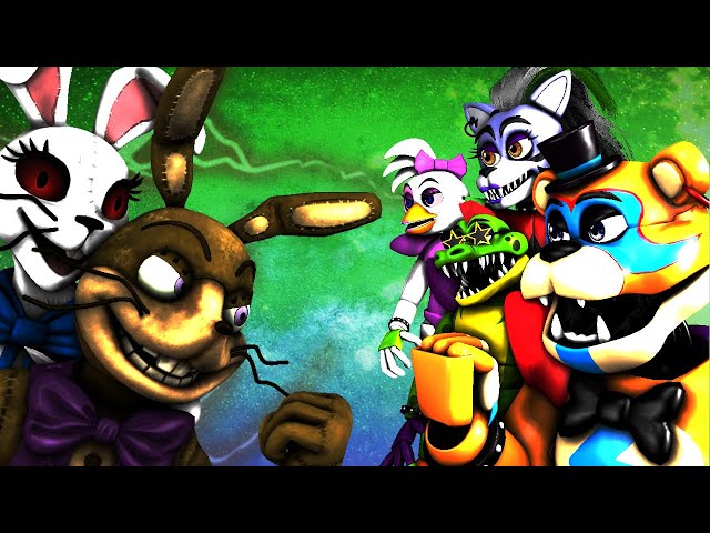 FNAF SFM] Glitchtrap meets Vanny™ on Make a GIF