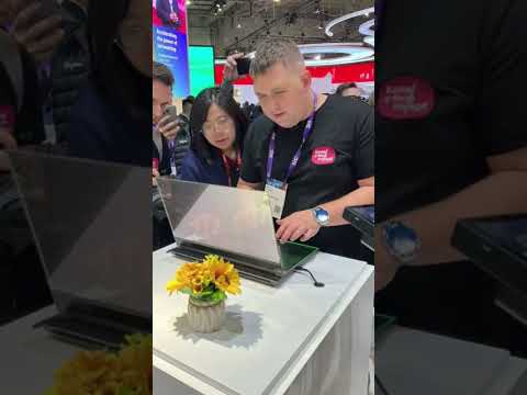 Lenovo launches the world's first transparent screen concept laptop at MWC