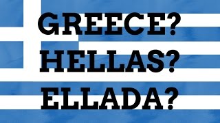 Why Is Hellas/Ellada Called Greece In English?