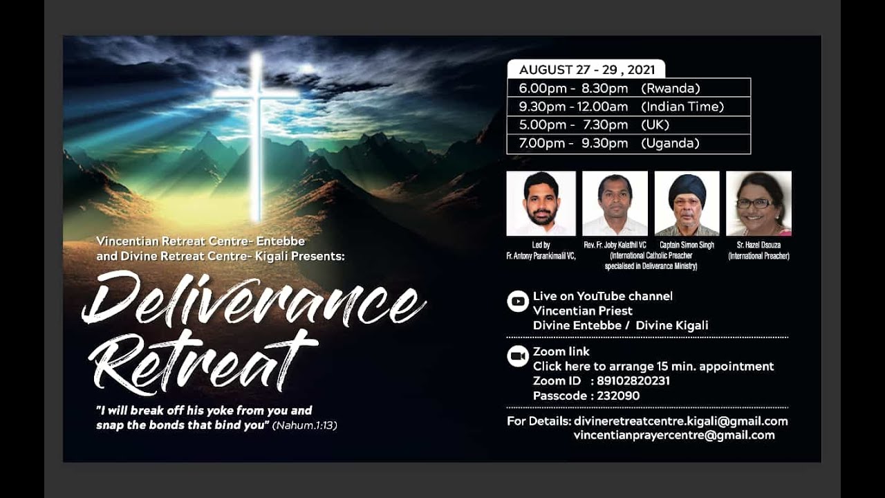 Deliverance Retreat Live (Day 3) YouTube