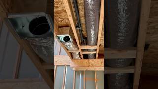 Plumbing offset over hvac #construction #shorts #plumbing #plumber #drainage Wealth