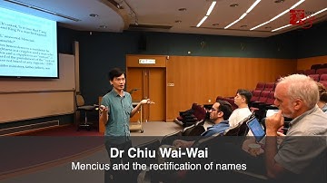 Dr Chiu Wai-wai: Mencius and the rectification of names