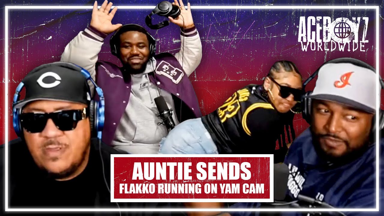 Auntie Sends Flakko Running On Yam Cam YouTube