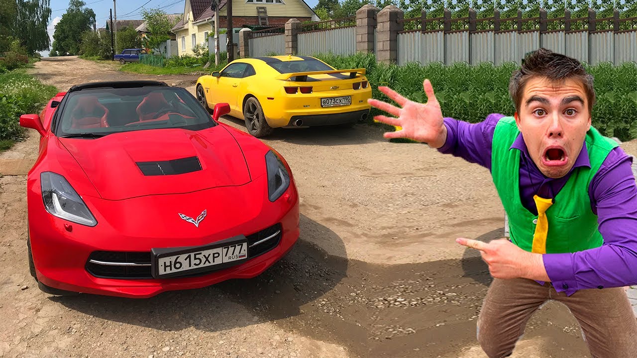 В результате инцидента с Chevrolet Camaro его по ошибке сопровождала полиция, и семья подыграла и...