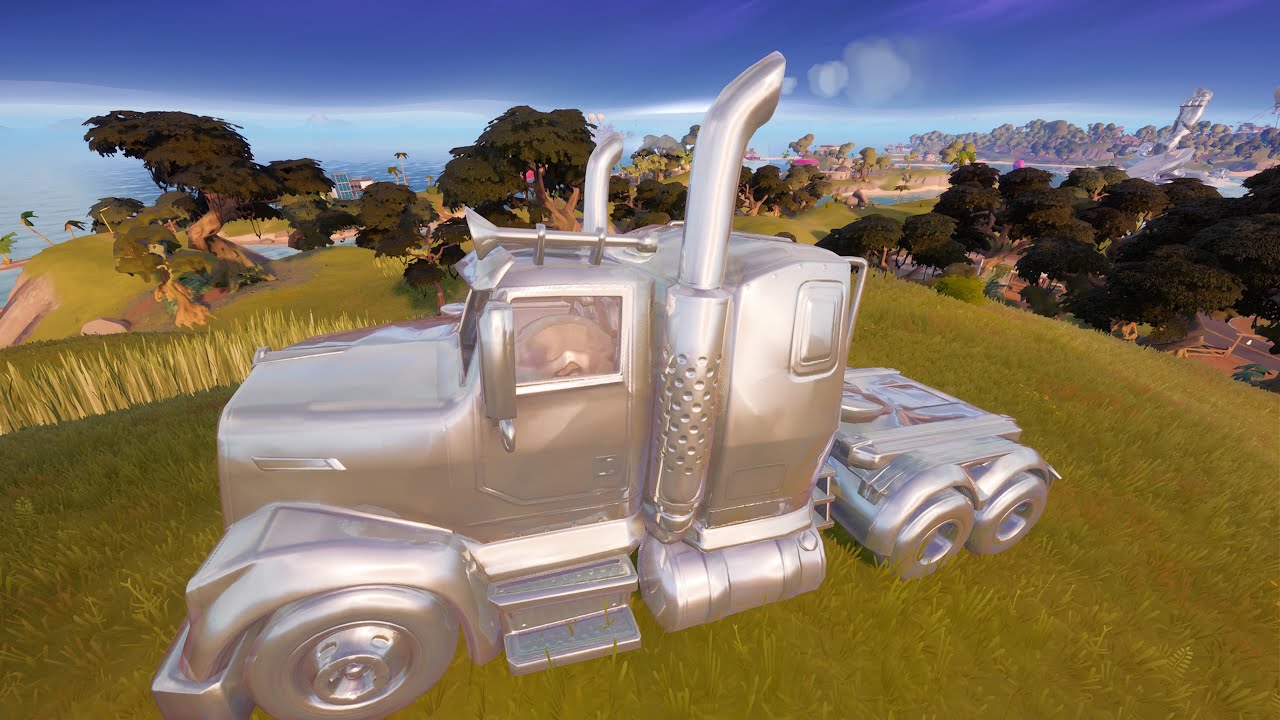 Drive Different Types Of Chromed Vehicles Fortnite Challenge YouTube