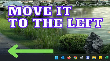 Move Windows 11 start menu to the left