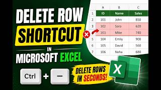 Fastest Way to Delete Rows in Excel (Keyboard Shortcut) | Automate Excel