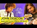 Analizo el bajo de 3 canciones de Queen