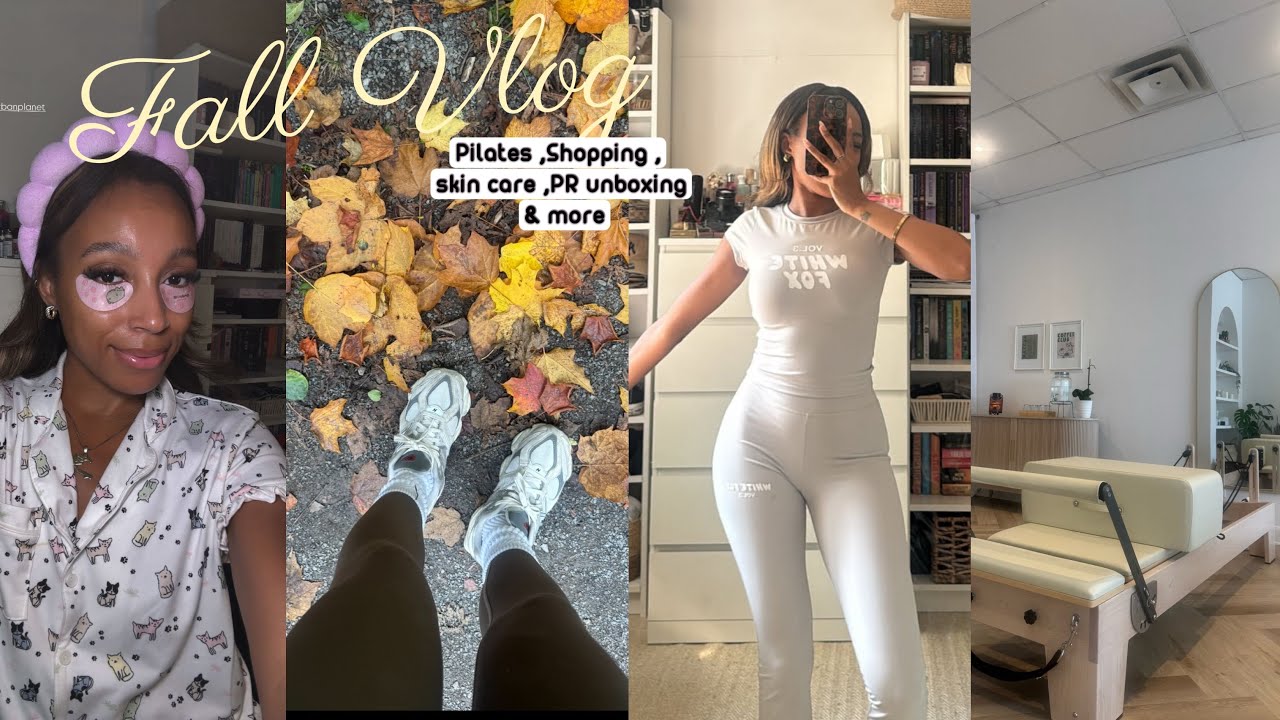 ОСЕННИЙ ВЛОГ: пилатес, осенний шопинг, победитель розыгрыша призов, уход за кожей и многое другое
