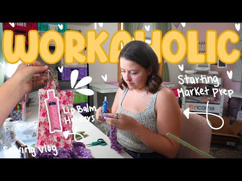Trying To Find A Balance 🎀✨🌷 Starting Market Prep Early, Crochet & Sewing Vlog