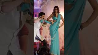 Varun Dhawan & Kriti Sanons Cute Moments At Thumkeshwari Song Launch