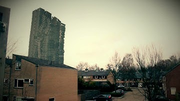 Collapsing Building (blender VFX test) (Reuploaded)