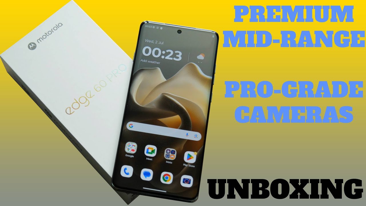 Motorola Edge 60 Pro UNBOXING, PANTONE Shadow Vegan Leather, BEST PREMIUM Mid-Range Smartphone!