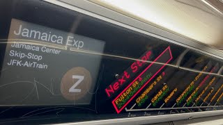 BMT Subway: R160A1 (Z) SkipStop Express / Local Train Ride from Broad Street to Jamaica Center