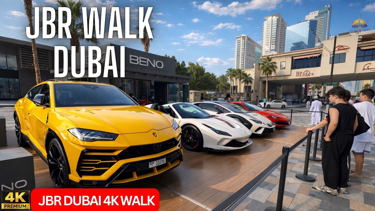 Dubai [4K] The Amazing JBR Walk Dubai walking tour 🇦🇪