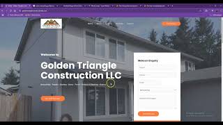 Website Analysis Video for Golden Triangle Construction